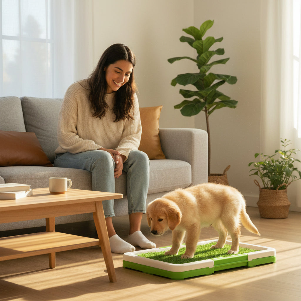 Baño Portátil para tu Cachorro (Listo para Departamentos)